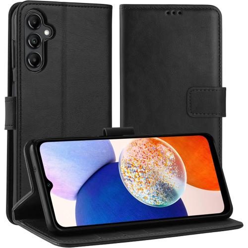 Galaxy S25 (2025) Flip Wallet Case - Black 3 Card Slots - Cash Compartment - Carousel 1