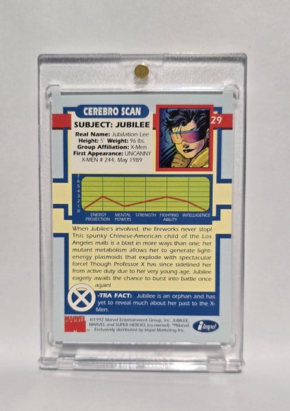 *** JUBILEE!! 1992 JIM LEE IMPEL X-MEN SERIES 1 CARD X-MEN '97 *** Carousel 2