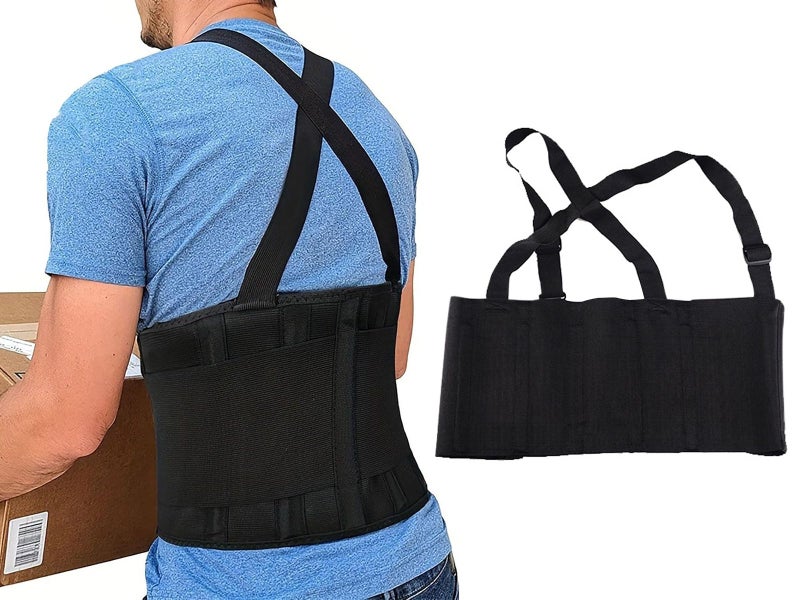 Back Brace Support 360 Degree Belt Adjustable Lumbar 2XL Carousel 1