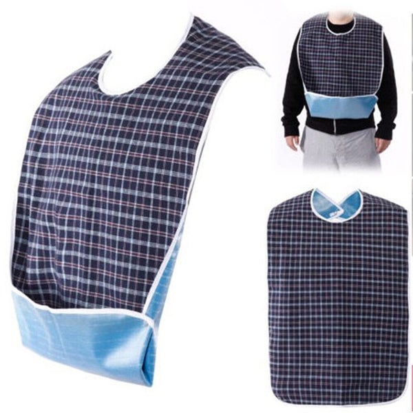 Adult Bib Washable Reusable Waterproof Clothing Protector Carousel 1