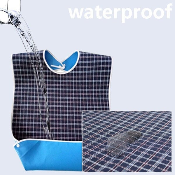 Adult Bib Washable Reusable Waterproof Clothing Protector Carousel 2