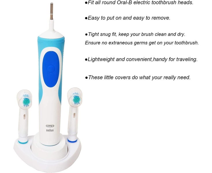 3 PCS Toothbrush Cover Compatible With Oral-b Electric Toothbrush Carousel 2