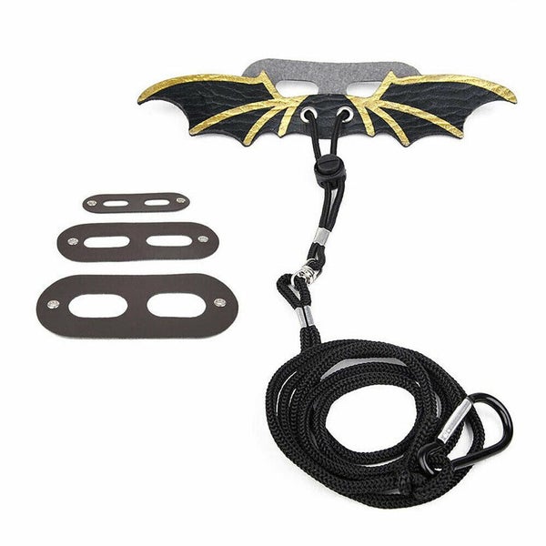 Lizard Harness Leash Reptile Dragon & Cool Leather Wings Adjustable Bearded Carousel 9