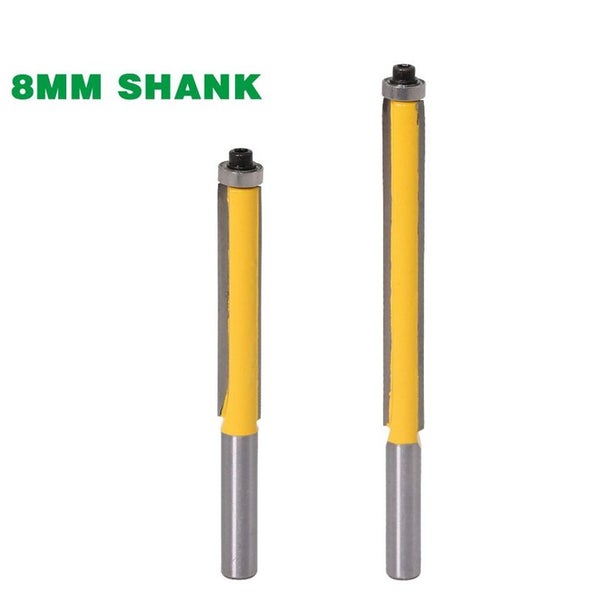 Drillpro 8mm Shank 76mm Extra Long Pattern Flush Trim Router Bit Wood Working Cu Carousel 1