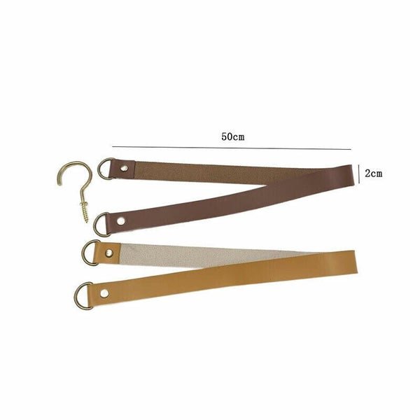 1PC PU Leather Rope Curtain Tieback Strap Curtain Tie Backs Buckle Window Decor Carousel 2