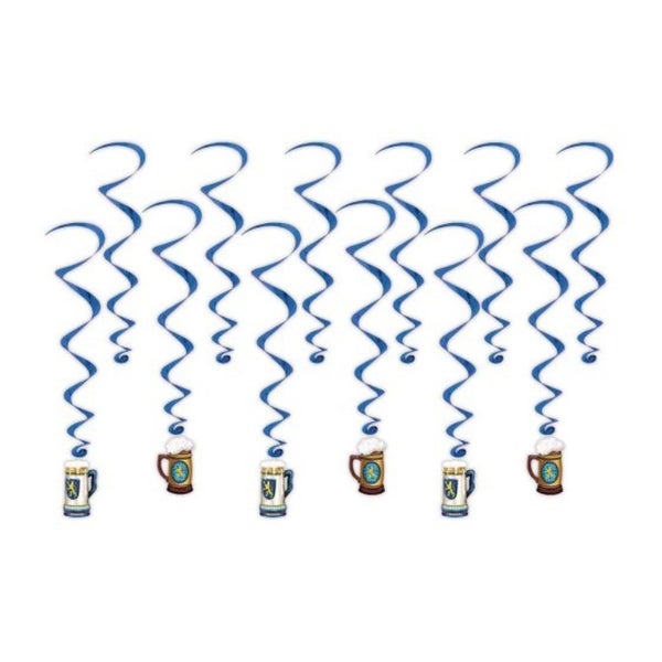 Beistle Oktoberfest Whirls - Pack of 12 Carousel 1