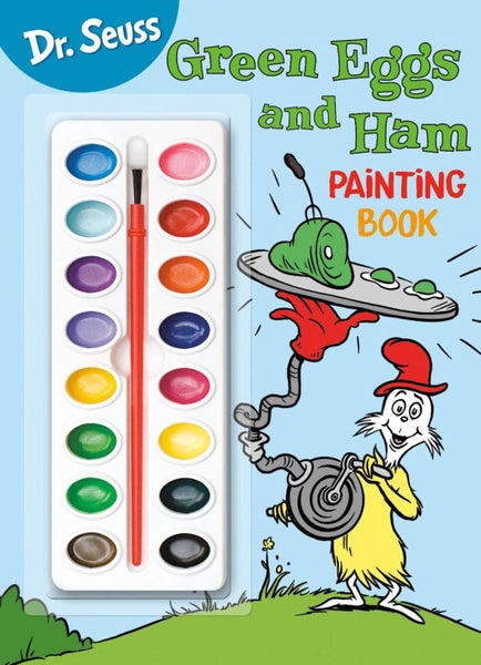 Dr. Seuss: Green Eggs and Ham Painting Book by Random House - Paperback Carousel 1
