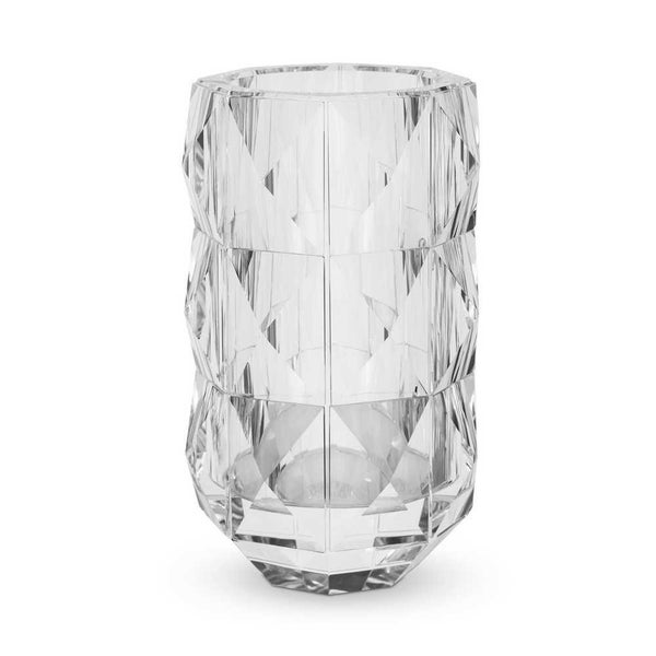 Whitehill Diamond-Shaped Glass Vase 16cm Carousel 1