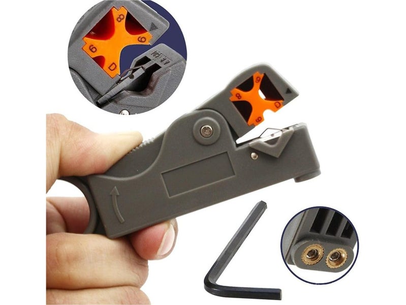Tool Coax Rg59 Rg6 F Connector Fitting Crimper Cable Kit Carousel 16