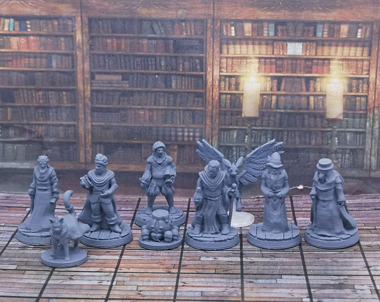 Townsfolke Miniatures Set #5 Wise Ones Dungeons and Dragons dice4dungeons Carousel 1