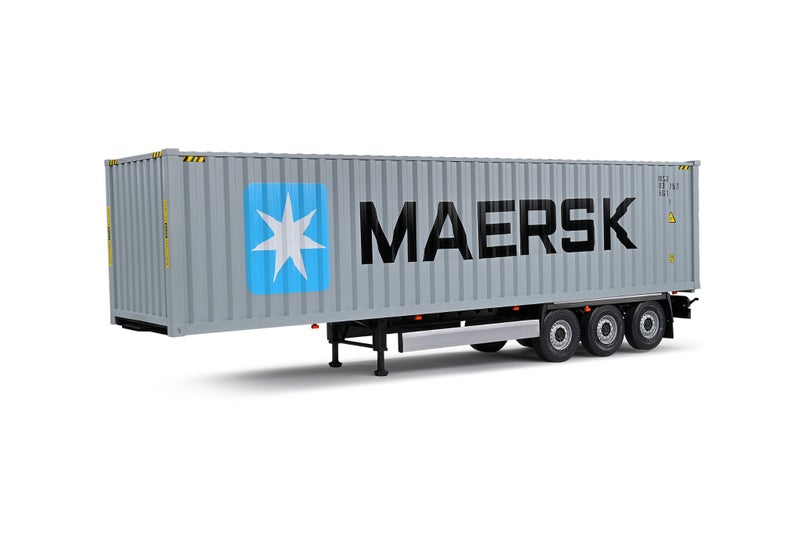 Solido 1/24 Container Trailer 3-Axle Maersk **NEW IN BOX** Carousel 1