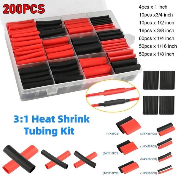 Heat Shrink Tube Sleeve Wire Wrap Tubing Pack Carousel 1