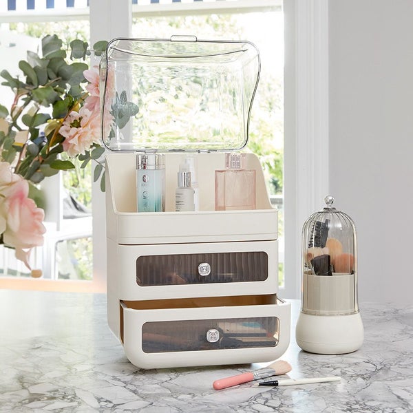Practical Cosmetic Storage with Drawers Carousel 1