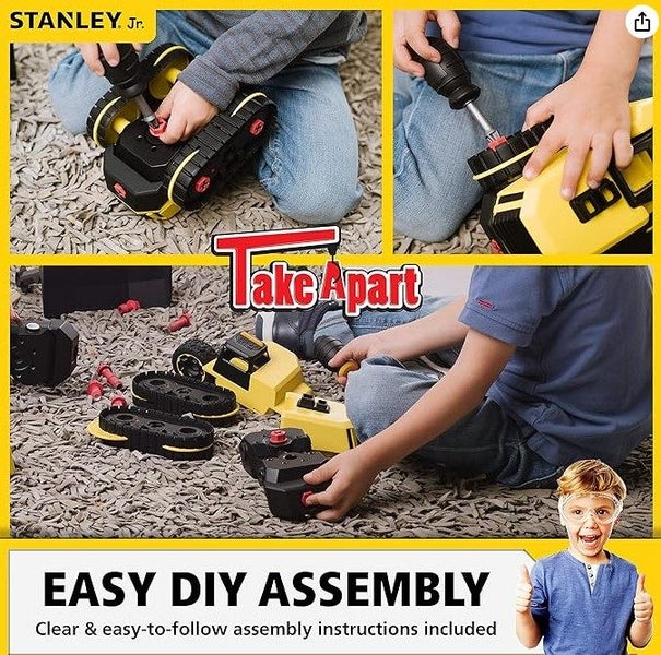Stanley 3 in 1 digger / excavator - take apart digger set Carousel 2