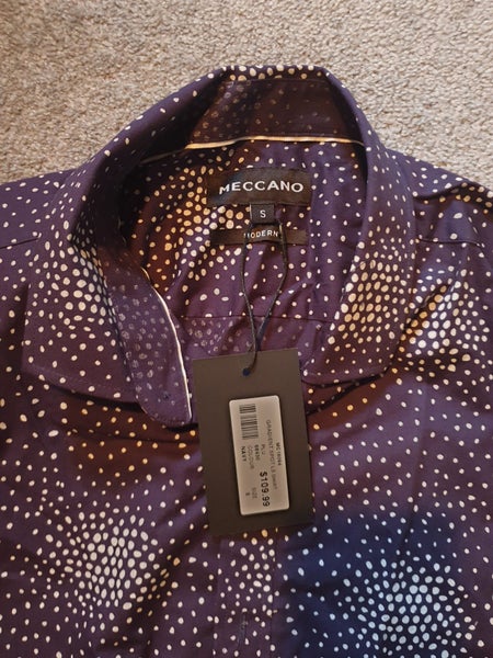 MECCANO NAVY BLUE WITH WHITE GRADIENT SPOTS SMALL63615449837057112