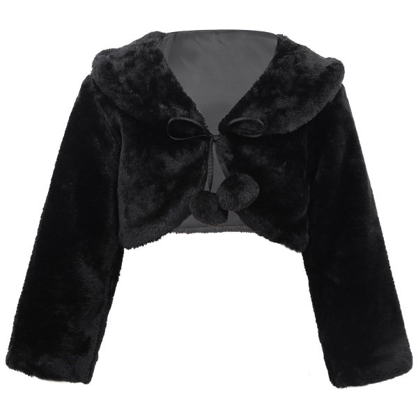 1-12y faux/fur shrug Carousel 2