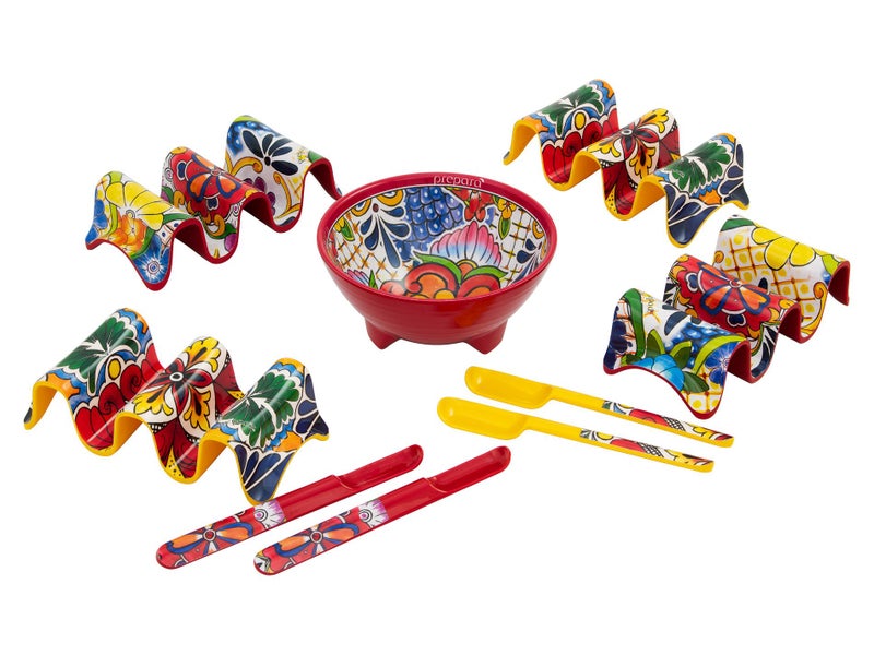 Taco Serving Gift Set - 4 Person - Make Every Day A Fiesta Carousel 1