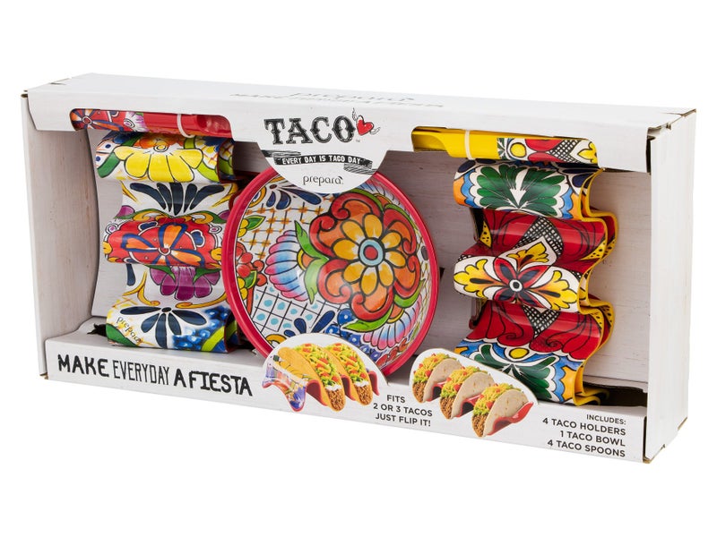 Taco Serving Gift Set - 4 Person - Make Every Day A Fiesta Carousel 2