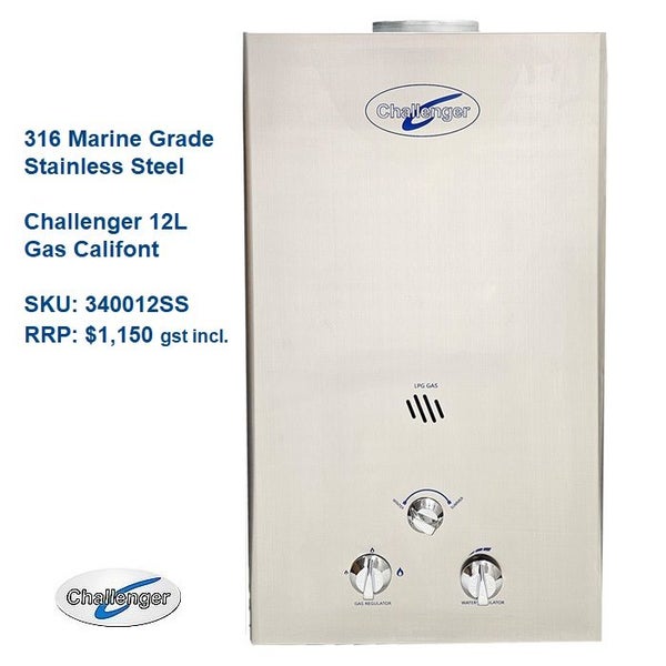 Challenger 12L Califont CE LPG Water Heater Carousel 2