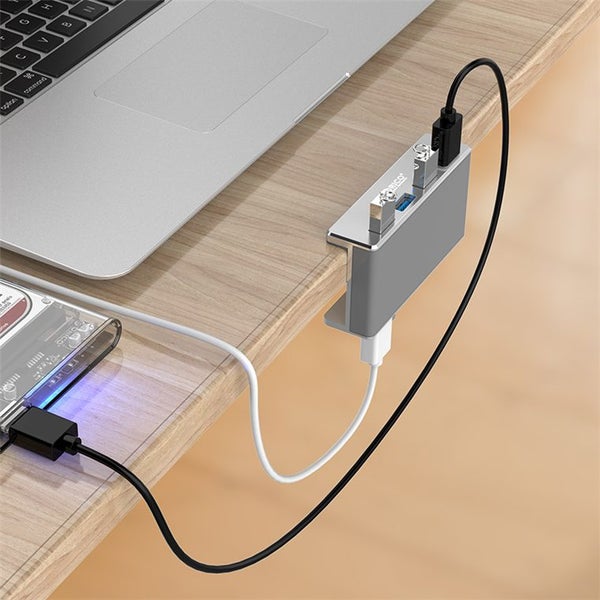 Orico Aluminum Alloy 4 Port USB 3.0 Clip Type Hub - Silver [ORICO-MH4PU-SV-BP] Carousel 5