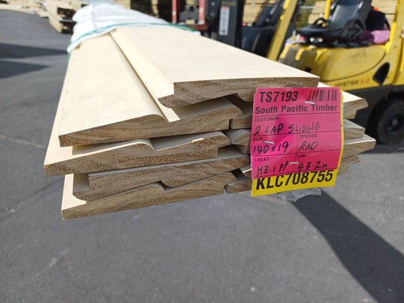 PINE 2 LAP DROP SIDING, 140 x 18mm, FJ PP H3.1 - 43.2m - TS7193 KLC Carousel 2