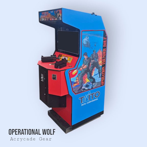 Operational Wolf Lightgun Machine Refurblished with Genuine Gun4ir , makehooker Carousel 2
