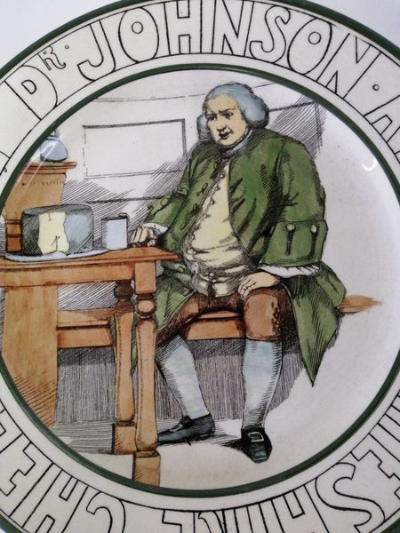Antique Royal Doulton Dr Johnson Cheshire Cheese & vintage plate, "The Parson"62863855812609111