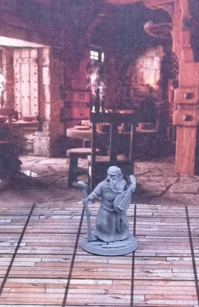 Townsfolke Miniatures Set#4 Tavern Entertainers Bard Dungeons and Dragons Carousel 2