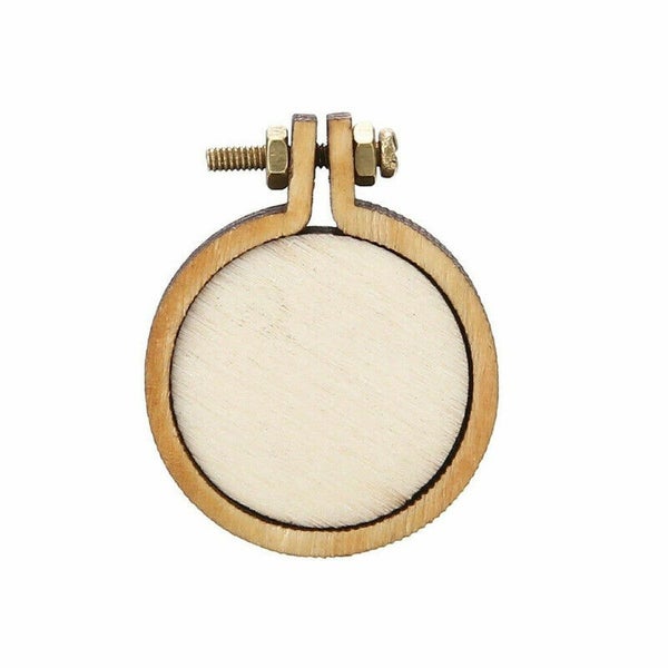10 Pcs Mini Embroidery Hoop Ring Wooden Cross Stitch Frame For Hand Craft Hot Carousel 9