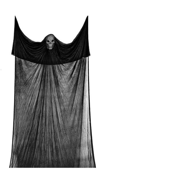 NNEOBA Halloween Hanging Skull Ghost with LED Sound Carousel 1