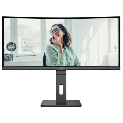 AOC CU34P3CV 34" WQHD USB-C Ultrawide Curved Business Monitor with Internal Carousel 1