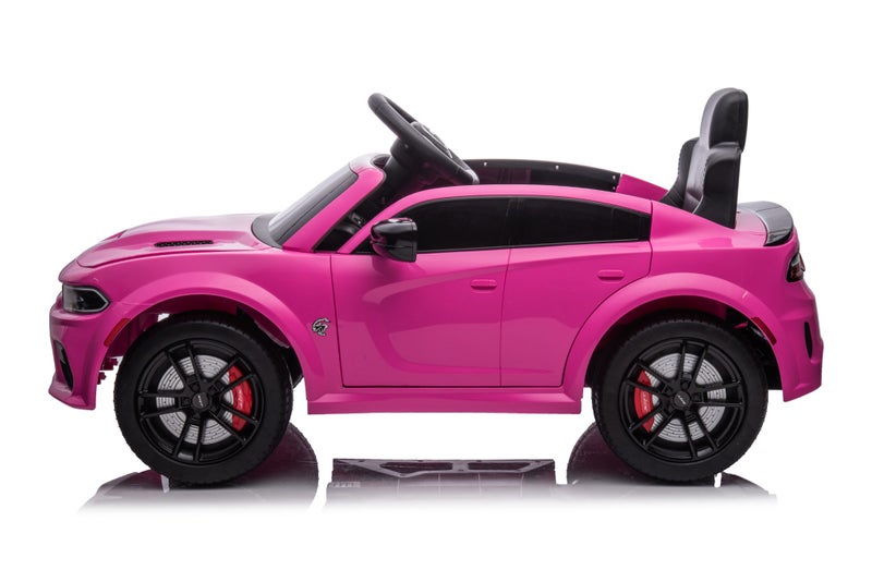 Dodge muscle electric vehicle children toy ride on cars pink Carousel 2