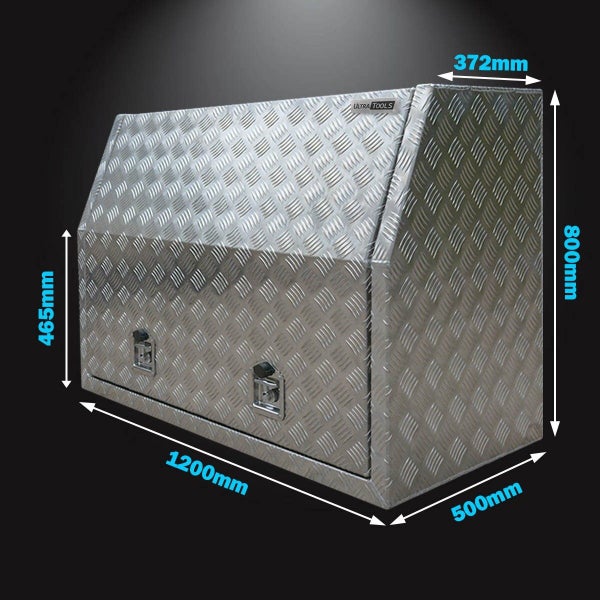 Ultra Tools Aluminium Full Side Opening Tool Box + Under Tray Side Tool Box Carousel 2