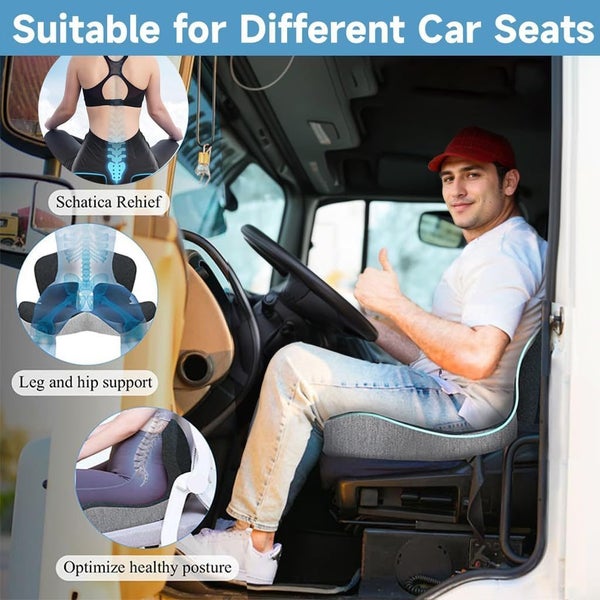 Seat Cushion Memory Foam Pads for Truck Driver Office Chair Cushion Home Chair C Carousel 2