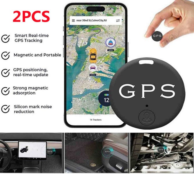 2pcs Mini GPS Tracker GF10 Magnetic Real Time Car Vehicle Tracking Locator De... Carousel 1