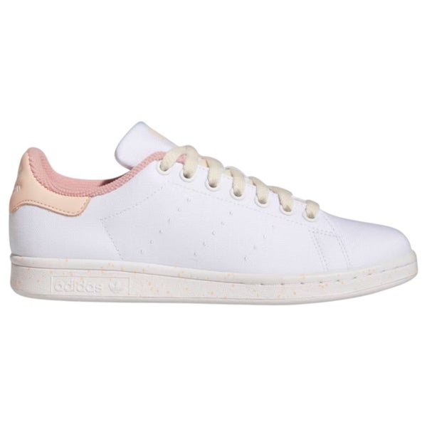 Womens Adidas Stan Smith Originals Sneakers White/Pink Tint Shoes Carousel 1