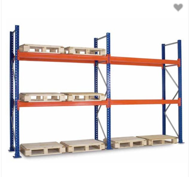 Warehouse / Storage Pallet racking 6000KG 2 bay unit 2 Levels per bay- Brand New Carousel 1