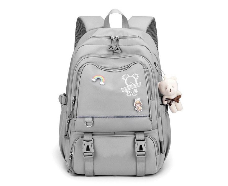 Students School Bag Backpack Waterproof Boys Girls Laptop Bookbag Rucksack Carousel 1