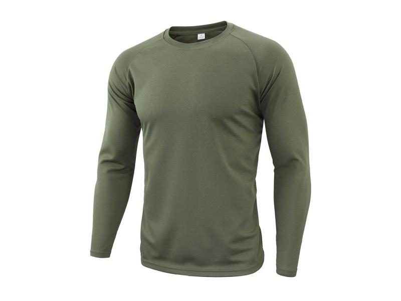 Autumn Spring Men Long Sleeve Tactical Camo T-shirt Quick Dry Military Shirt Carousel 1