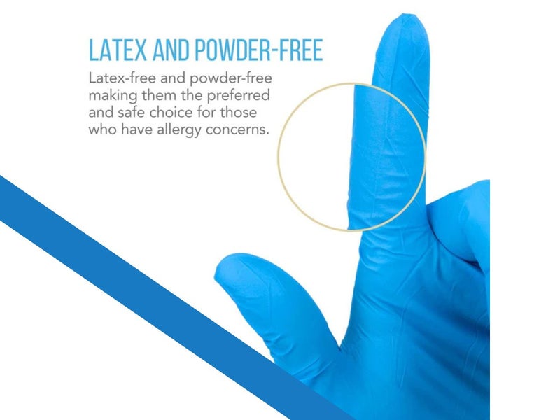 Disposable Nitrile Gloves Large 100Pcs Carousel 2