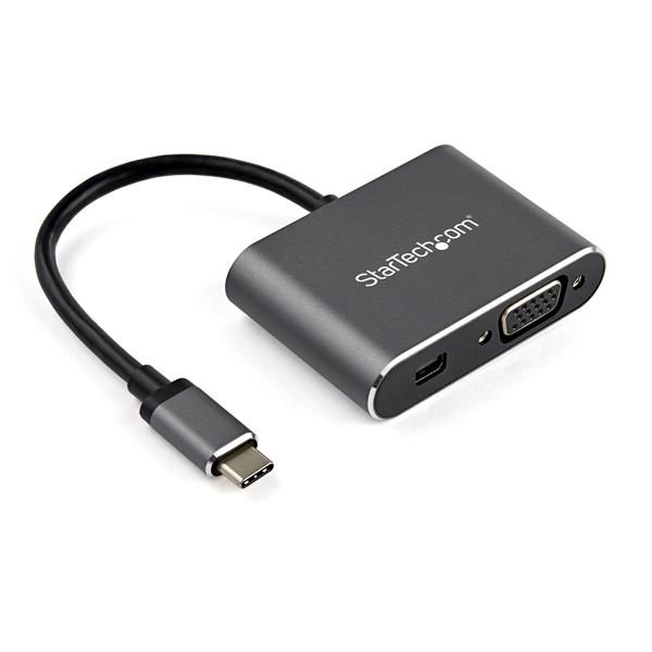 USB C Multiport Video Adapter - VGA or Mini DisplayPort - HDR 4K Display Adapter Carousel 1