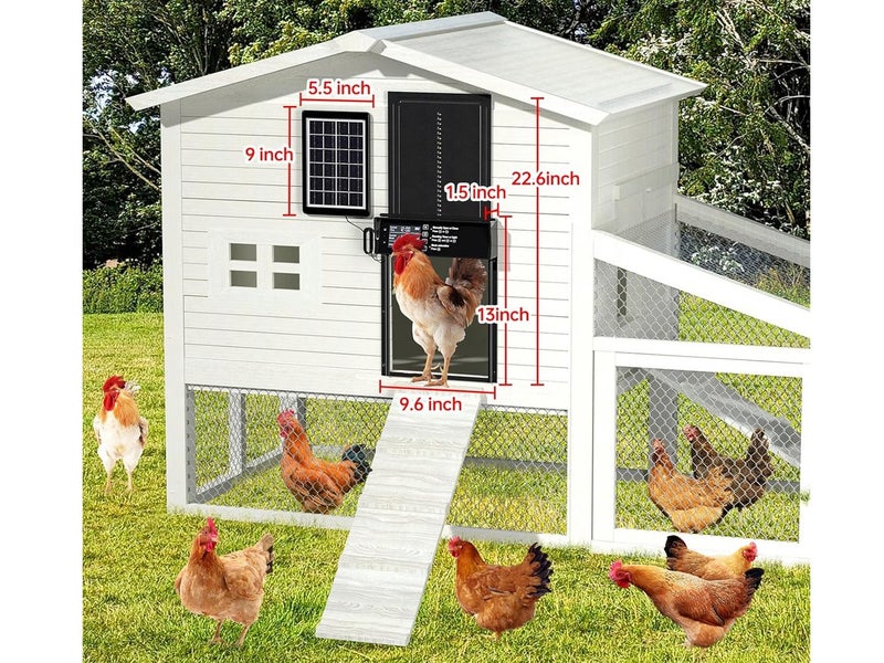 Solar Automatic Chicken Coop Door NZ Clearance Carousel 13