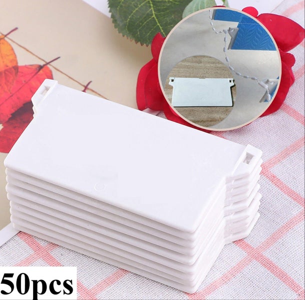 50Pcs Vertical Blind Bottom Weights Slats Drapes Curtain DIY Repair Spare Parts Carousel 1