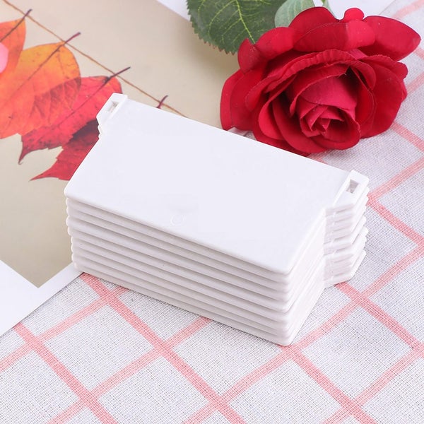 50Pcs Vertical Blind Bottom Weights Slats Drapes Curtain DIY Repair Spare Parts Carousel 2