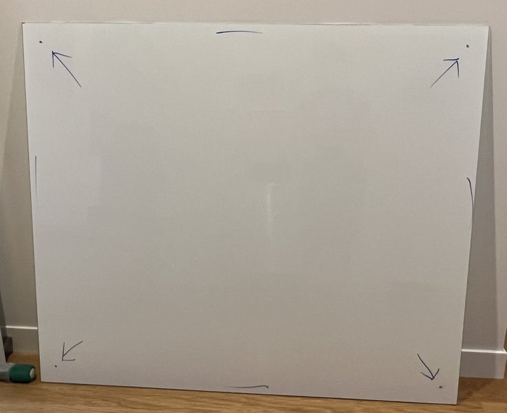 White Glass Board 1200 x 800 mm Carousel 1