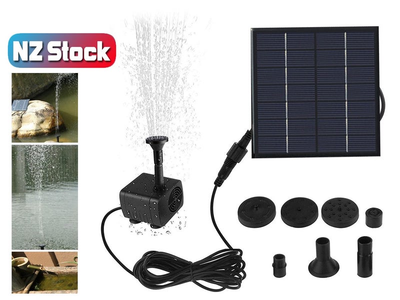 Water Fountain Pump Solar Garden NZ Clearance Carousel 1