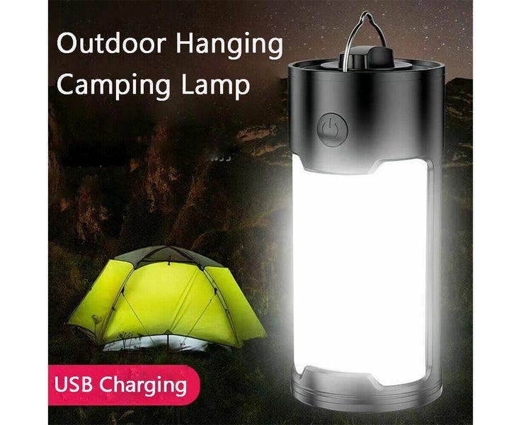 LED Work Light Lantern Camping Lighting Hiking Tent Lamp USB Rechargeable Carousel 5