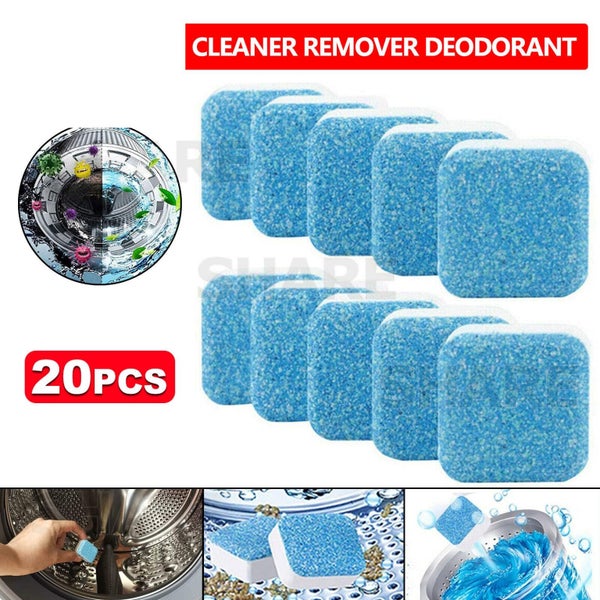 20X Washing Machine Effervescent Tub Bomb Cleaner Remover Deodorant Carousel 1