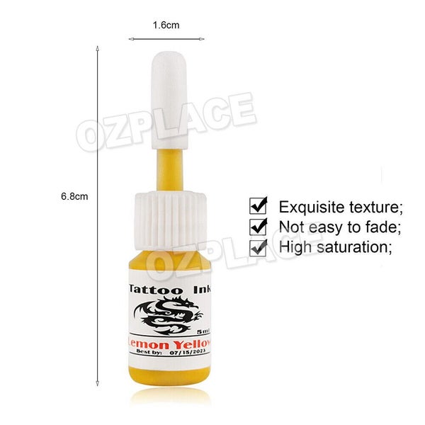20 Colors/set Professional Tattoo Ink Monochrome Natural Pure Plant Pigment Kit Carousel 2