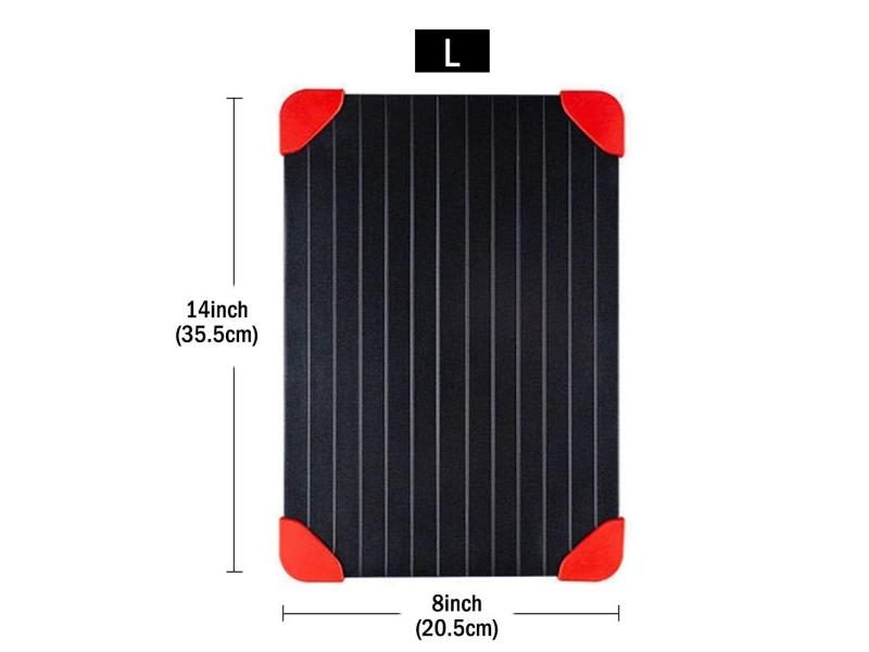 Defrosting Tray Dishwasher Safe Large Thawing Plate Drip Tray Set Non-Stick For Carousel 1